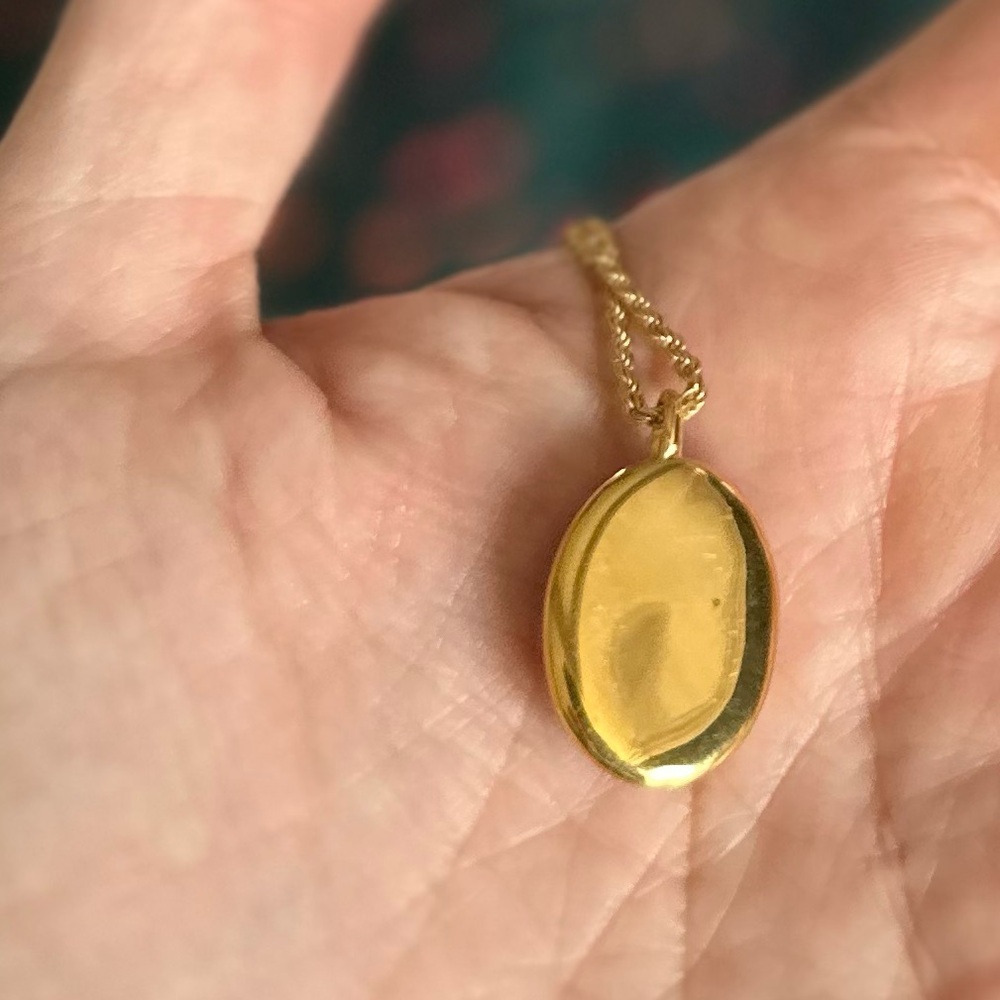 Missoma Savi Ridge Black Onyx Pendant Necklace Gold Vermeil NWOT Discontinued - Picture 14 of 16